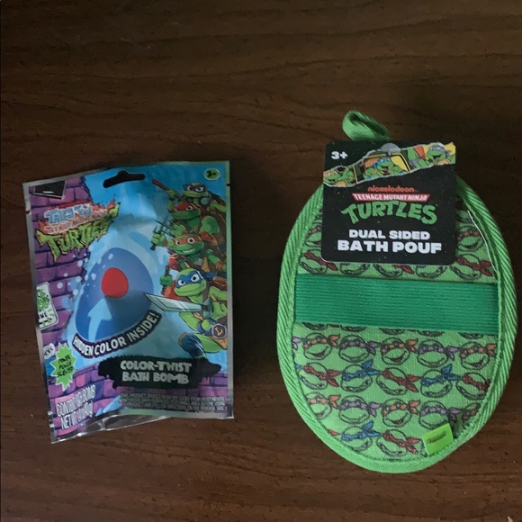 Teenage Mutant Ninja Turtles Other - It’s bundle time! NWOT Teenage Mutant Ninja Turtles 2pc Bath Time Set